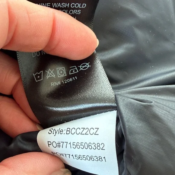 Backcountry Black Teo Down Puffer Jacket Coat Women’s Size XS